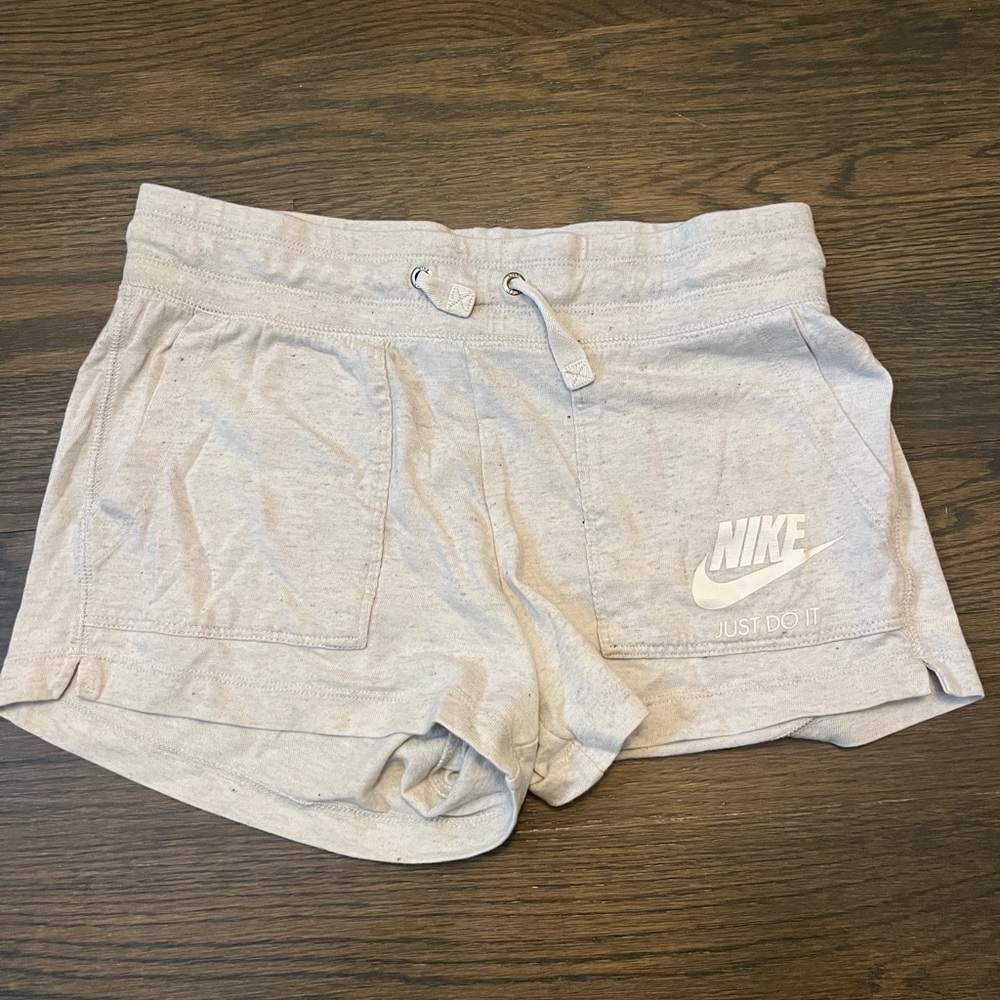 Heathered gray Nike shorts